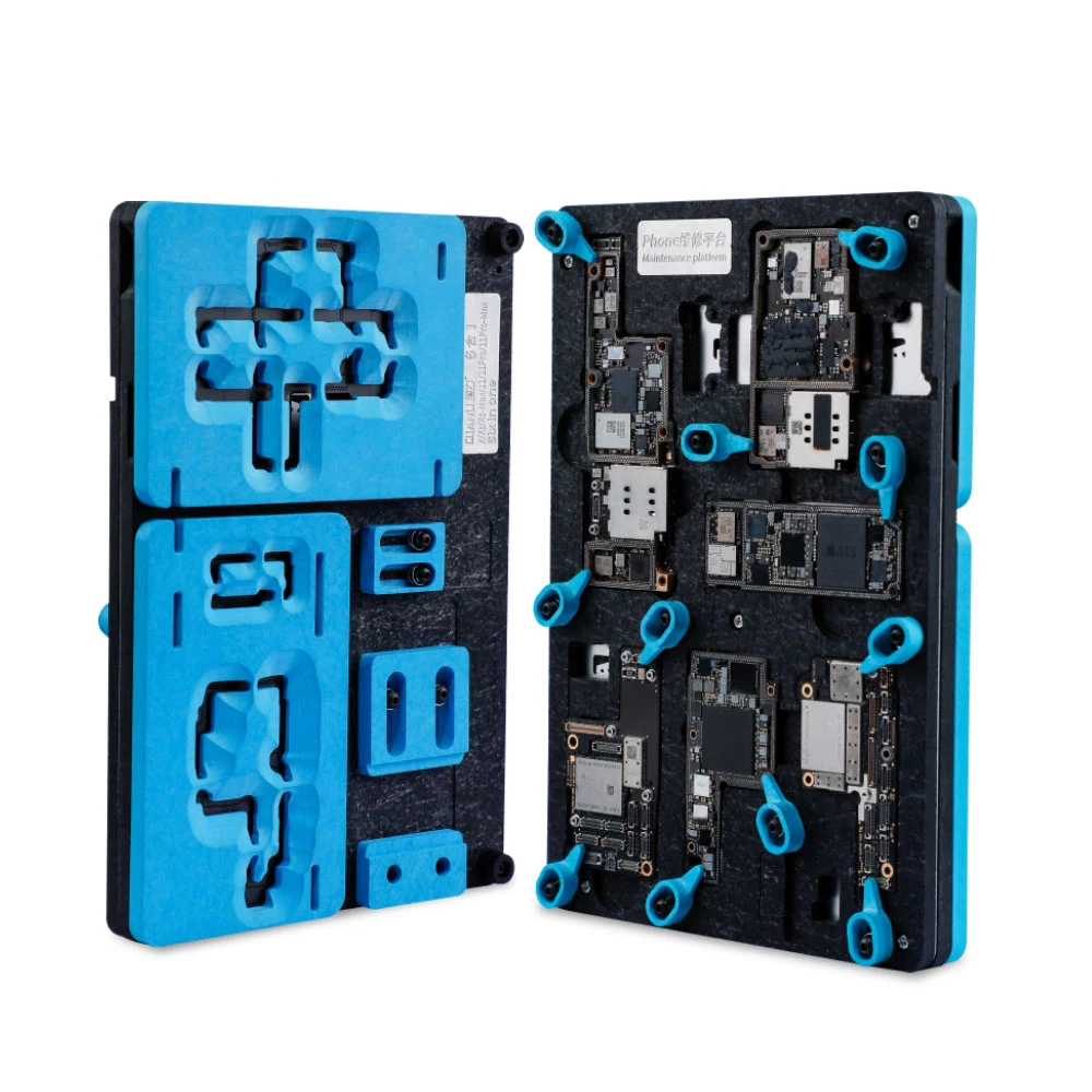 

Qianli 6in1 Fixture Best Quality Precision Fixing Clamp for phone X XS XSMAX 11 Pro Max Motherboard Chip Repair Planting Tin