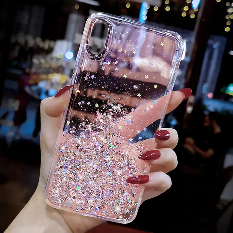 Glitter Phone Case For xiaomi redmi 9 Case Bling Glitter Soft Back Cover For xiaomi redmi9 cases for redmi 9 case