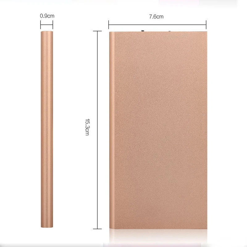 20000mah power bank ultra thin portable external battery powerbank led light for huawei samsung iphone xiaomi phone powerbank free global shipping