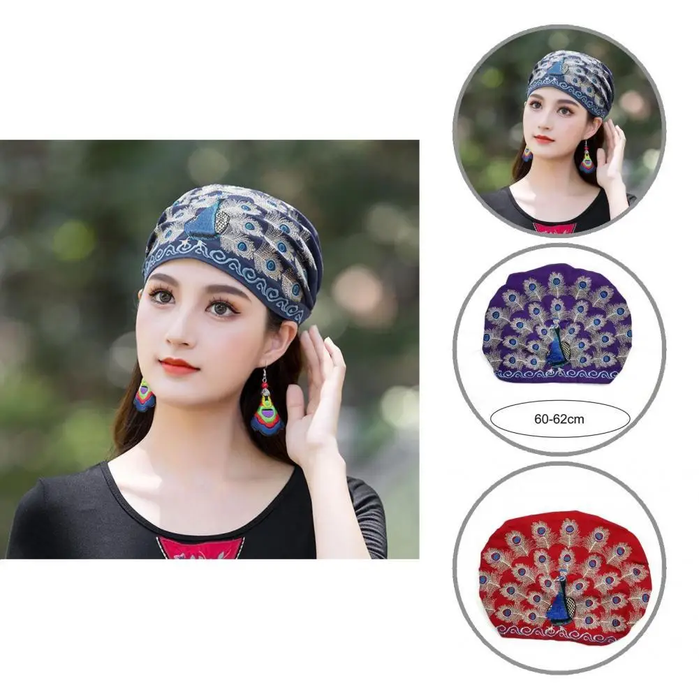 Casual Women Cap All Match Female Elegant Brimless Headband Turnban Hat |