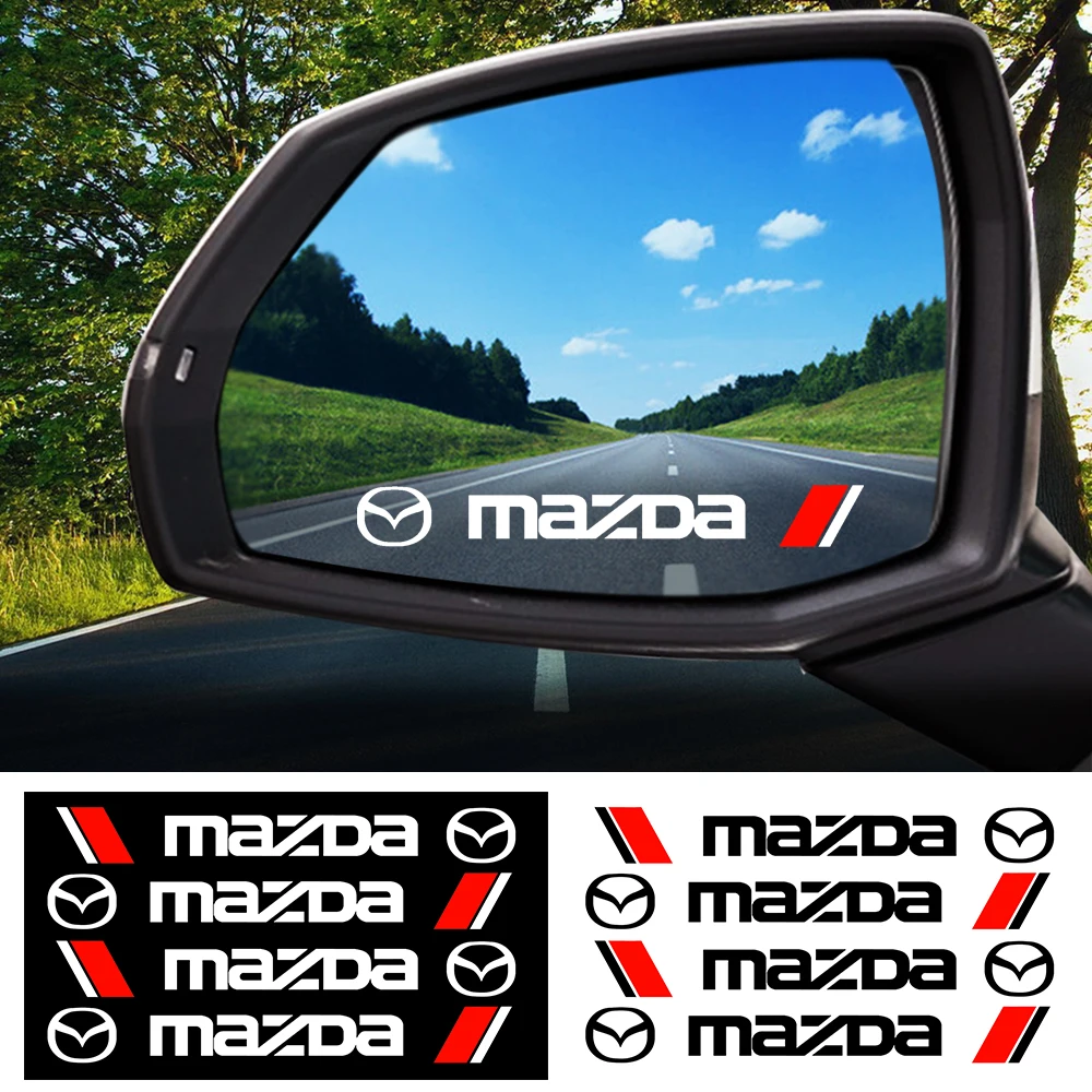 4 шт. Автомобиль дверная ручка Стикеры стайлинга автомобилей зеркало заднего