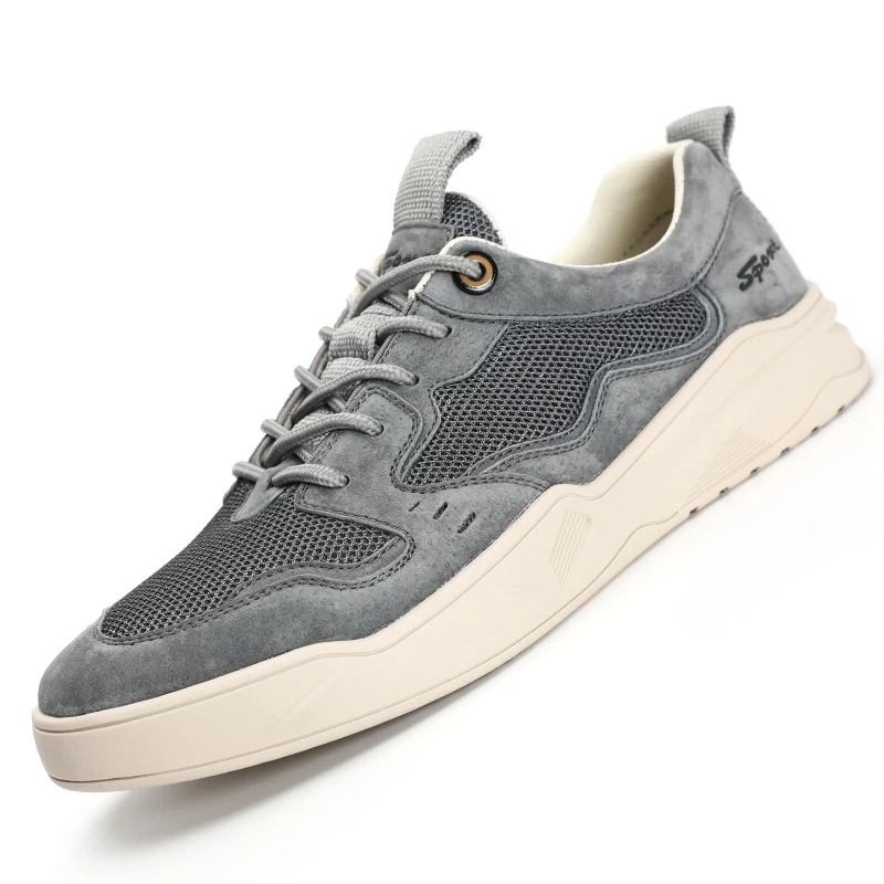 

Man Leather shoes Casual Sneakers Handmade Flats Men fashion Shoes Genuine Leather Youth Mens Shoes breathable Rubber Shoes men