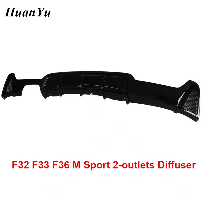 Диффузор заднего бампера для BMW 4 серия F32 купе F33 Трансформер F36 седан 2 выхода