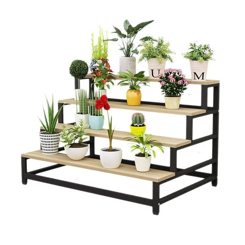 

Balkon Wooden Shelves For Jardin Estanteria Para Macetas Outdoor Stand Balcony Flower Stojak Na Kwiaty Dekoration Plant Shelf