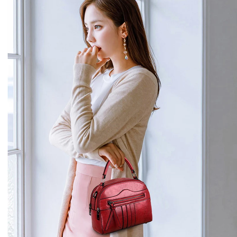 Модные вместительные женские сумки через плечо 2019 популярная сумка Bolsa женская
