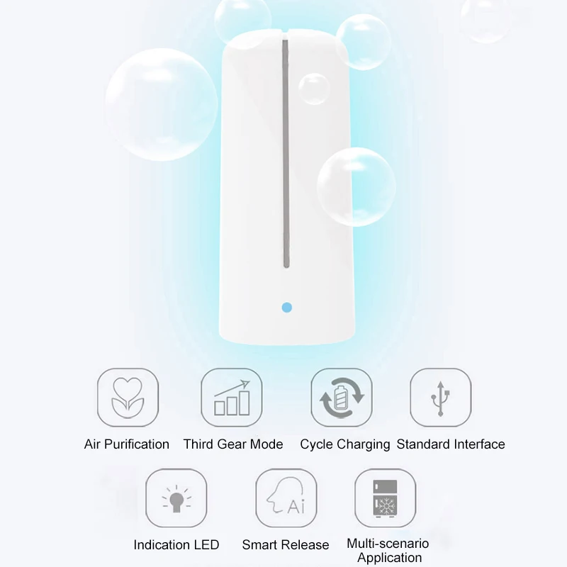 Воздухоочиститель с USB устройство для удаления запахов в холодильнике