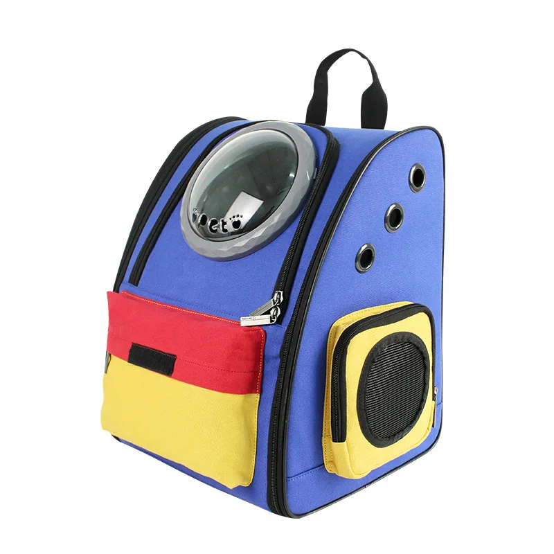 Воздухопроницаемая сумка для кошек вместительная рюкзак собак Холщовый Рюкзак