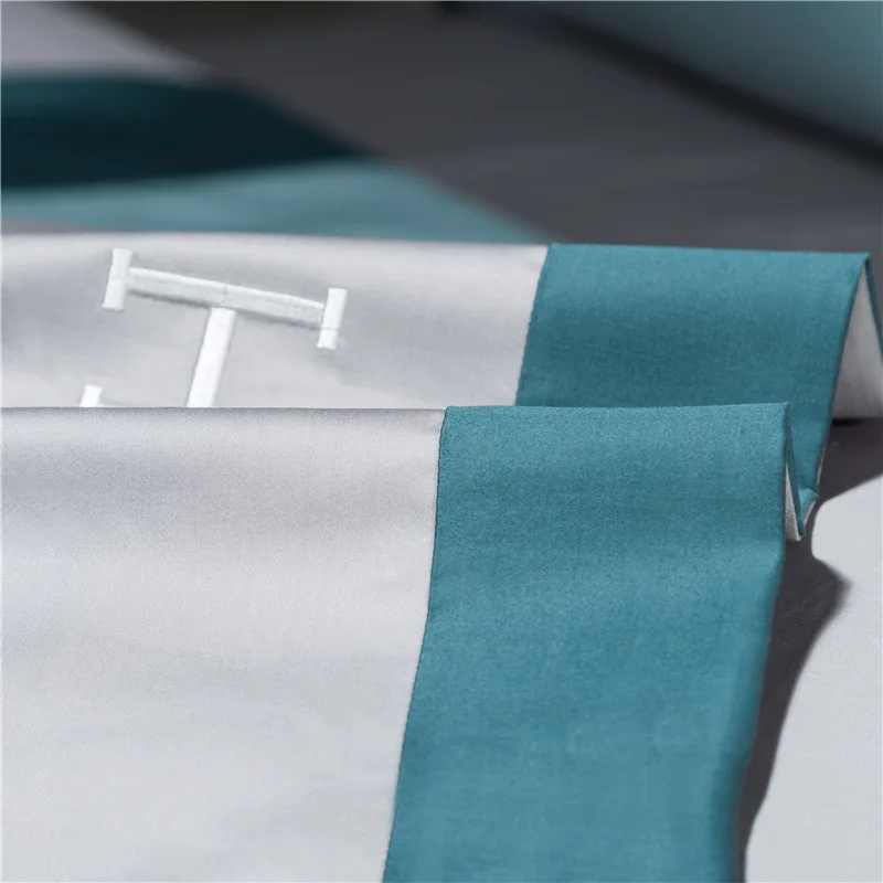 Постельные принадлежности из египетского хлопка Одноцветный пододеяльник с