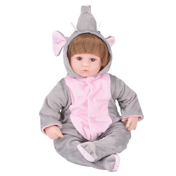 45cm reborn baby 05 45 см полное Силиконовое боди Reborn Baby Doll игрушка очаровательные реалистичные малыша reborn corpo de silicone inteiro realista - Цвет: 45cm reborn baby 05