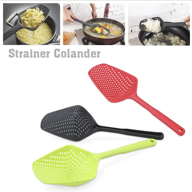 

Nylon Plastic Colander Water Surface Waterproof Spade Fishing Fence Kitchen Shovel Environmentally Friendly Kitchen Gadgets