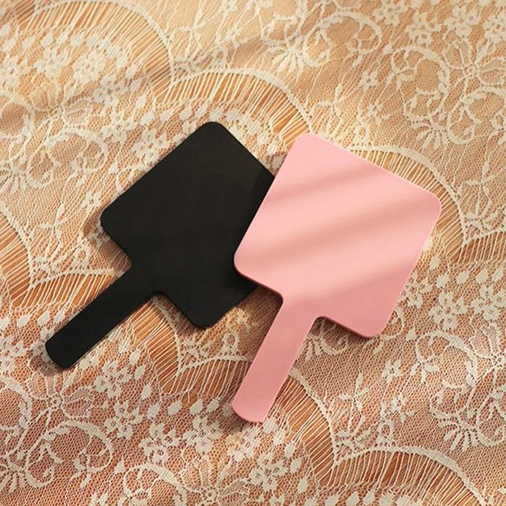 Мини-зеркало для макияжа прямоугольное ручное зеркало многоцветный салон