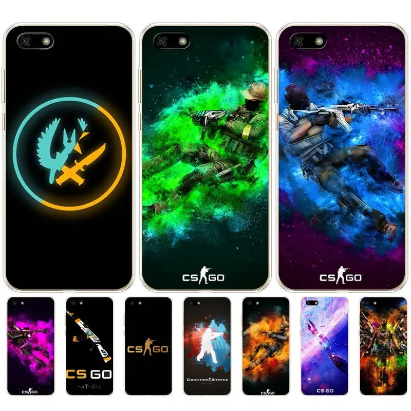 

Чехол для телефона CS GO для Huawei P20 P40 Lite P30 Pro P Smart 2019 Nova 3e 6 Se, силиконовый прозрачный мягкий чехол