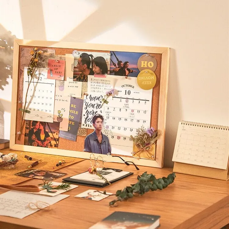 1 шт. кавайная мягкая деревянная доска для сообщений с буквами декоративная