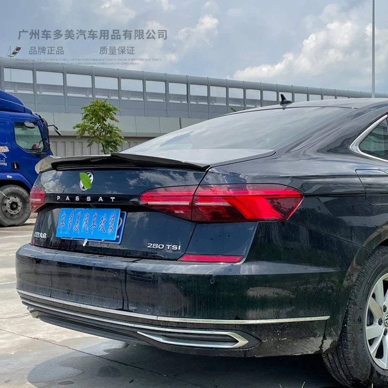 

for Volkswagen Passat 2019+ high quality Carbon Fiber rear boot Wing Spoiler Rear Roof Spoiler Wing Trunk Lip Boot Cover