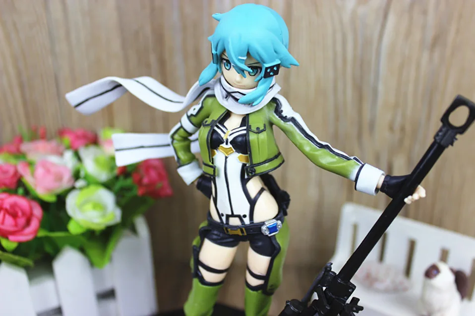 Японское аниме Sword Art Online Joint подвижная Синон Кирито асунаюки ПВХ фигурка игрушки украшения Коллекционная модель игрушки