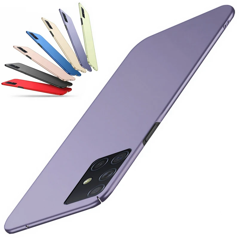 Ультра тонкий матовый чехол для Samsung A51 A71 A70 A50 A30 A10 A20 жесткий пластиковый Galaxy S20 S10 8
