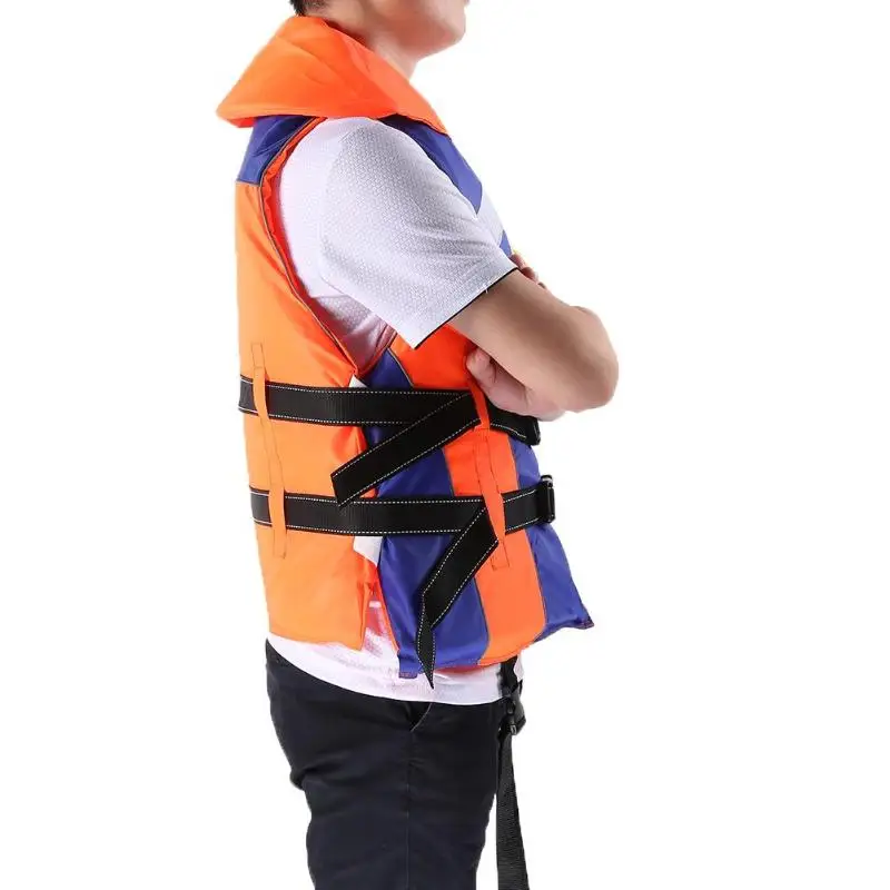 Hot Sale Life Vest Adult 210D polyester Adjustable Safe Fishing Jacket Boating Drifting for Water Entertainment Projects | Спорт и
