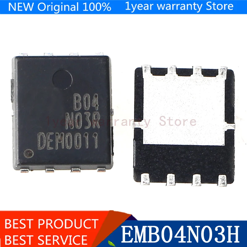 

{ New original } 10pcs EMB04N03H EMB04N03 B04N03 MOSFET QFN-8