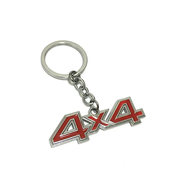 silver red design C Горячее предложение, брелок для ключей, подвеска из нержавеющей стали, брелок для гриля, решетка джипа, брелок для ключей CJ JK TJ YJ XJ - Название цвета: silver red design C