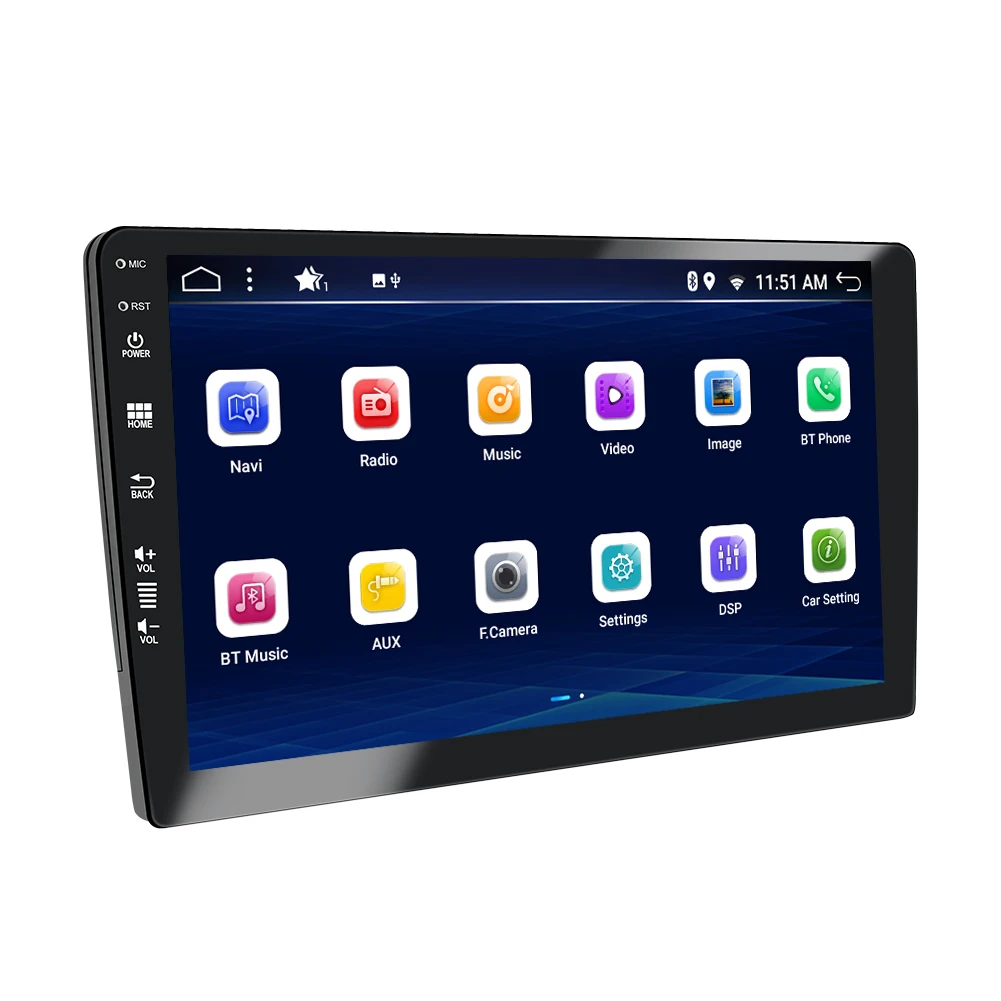 2 Din Android 10 0 Автомобильный мультимедийный плеер встроенный Carplay DSP 4 Гб + 64 9/10 дюйма