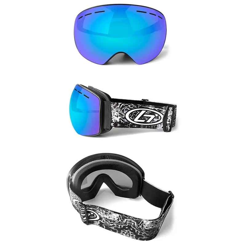 

Ski Goggles Double Layers UV Anti-fog Big Ski Mask Glasses Skiing Snow Snowboard Goggles Men Women Ski Eyewear