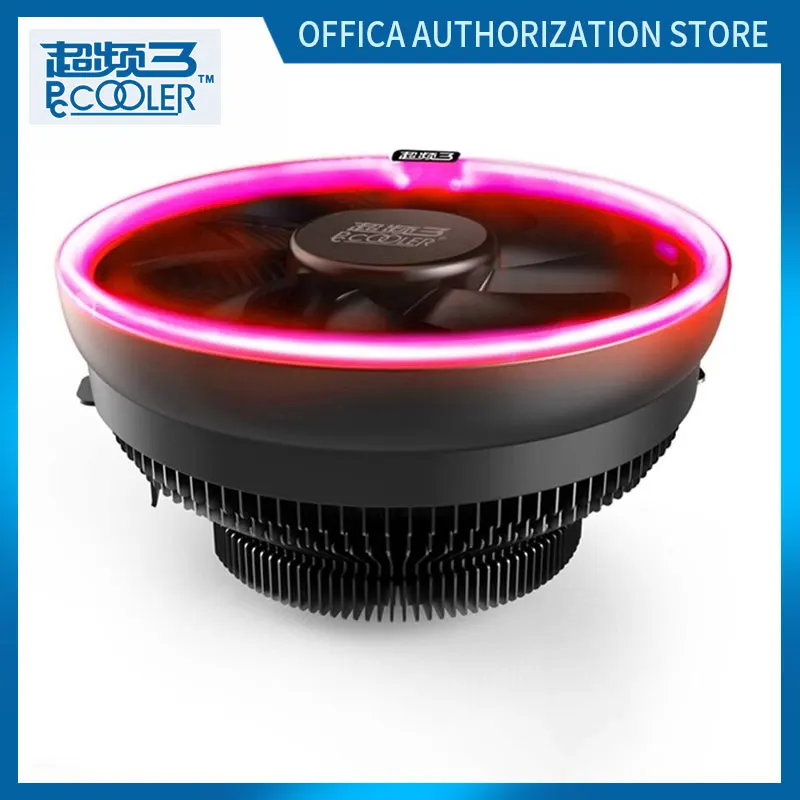 

Радиатор ЦП Pccooler, 12 см, сине-красный, 4-контактный, с умным контролем температуры, бесшумный вентилятор, подходит для AMD AM3, AM4, Intel 775, 115