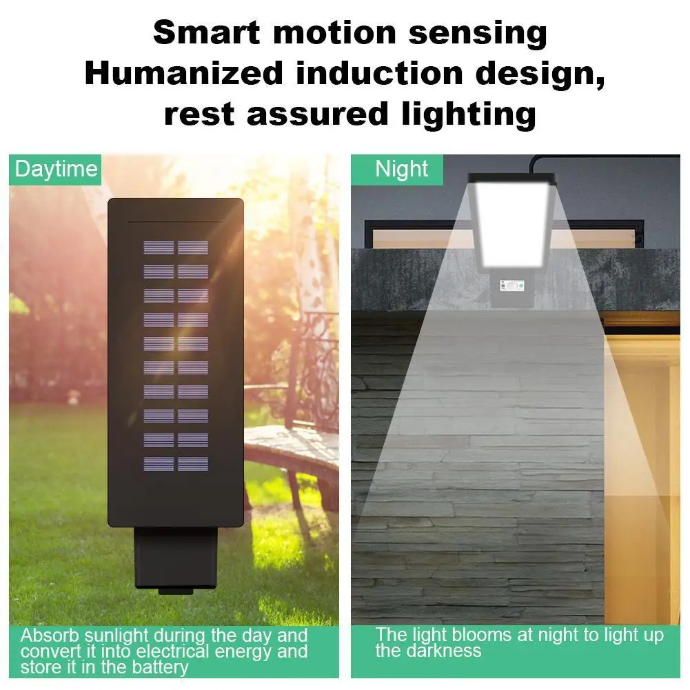 

2021 New Solar Light Outdoor Street Light Waterproof LED Human Body Sensor Light Energy-saving New Garden Light For Outdoor