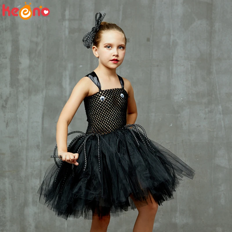 Платье-пачка для девочек с принтом Silly Spider карнавальный костюм на Хеллоуин