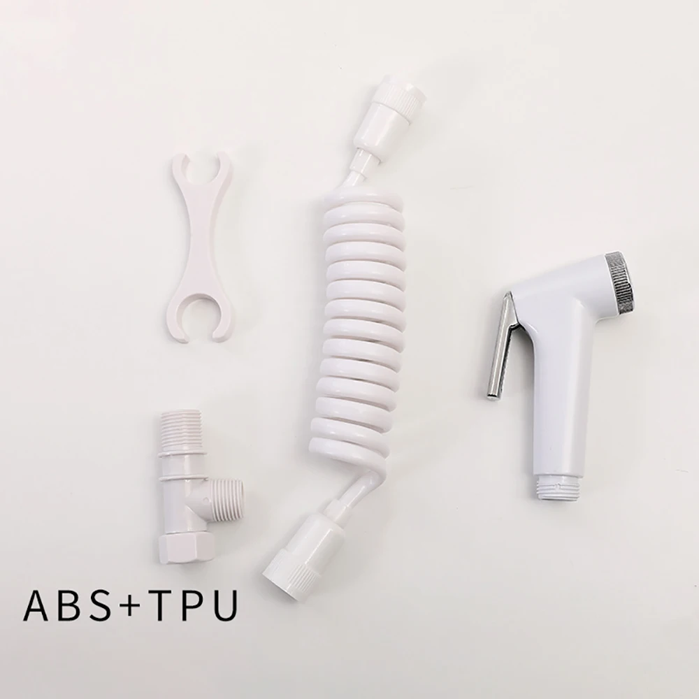 

Bathroom Handheld Bidet Sets Portable Toilet Sprayer ABS Shower Head Wall Mounted Bidet Sprayer Pet Shower Diaper Home Car Wash