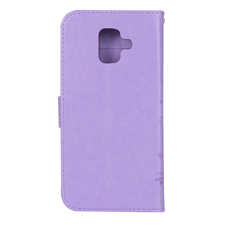 cute leather phone case for samsung galaxy a6 a7 2018 j3 j5 2017 a12 a21s a51 a52 a52s s21 s20 fe 5g wallet flip cover d04d free global shipping