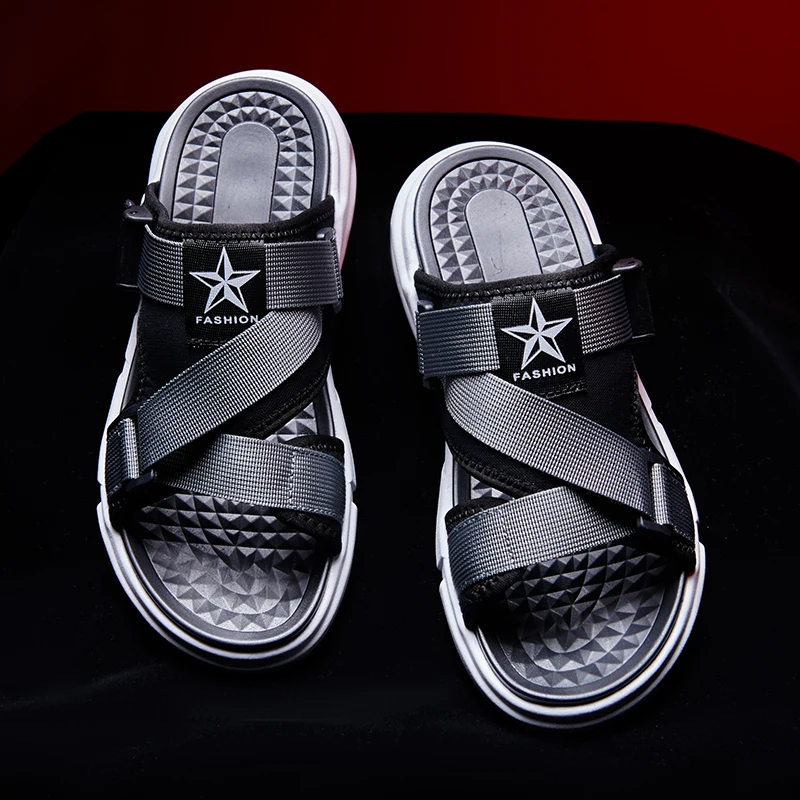 

Rubber Sandals Men Slide Sandals Men Sandalen Heren Summer Sandalias Playa Hombre Work Sandale Ete Homme Sandalet