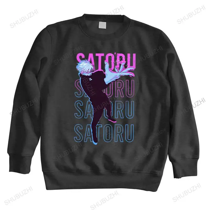 

Толстовка мужская с длинным рукавом, свитшот с Аниме Манга в стиле ретро 80-х улиц, Свитшот из чистого хлопка