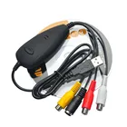 EZCAP172 видеокамера рекордер USB аудио видеозахват карта конвертирует Аналоговое видео от VHS 8 мм DVD плеер Поддержка Win7810