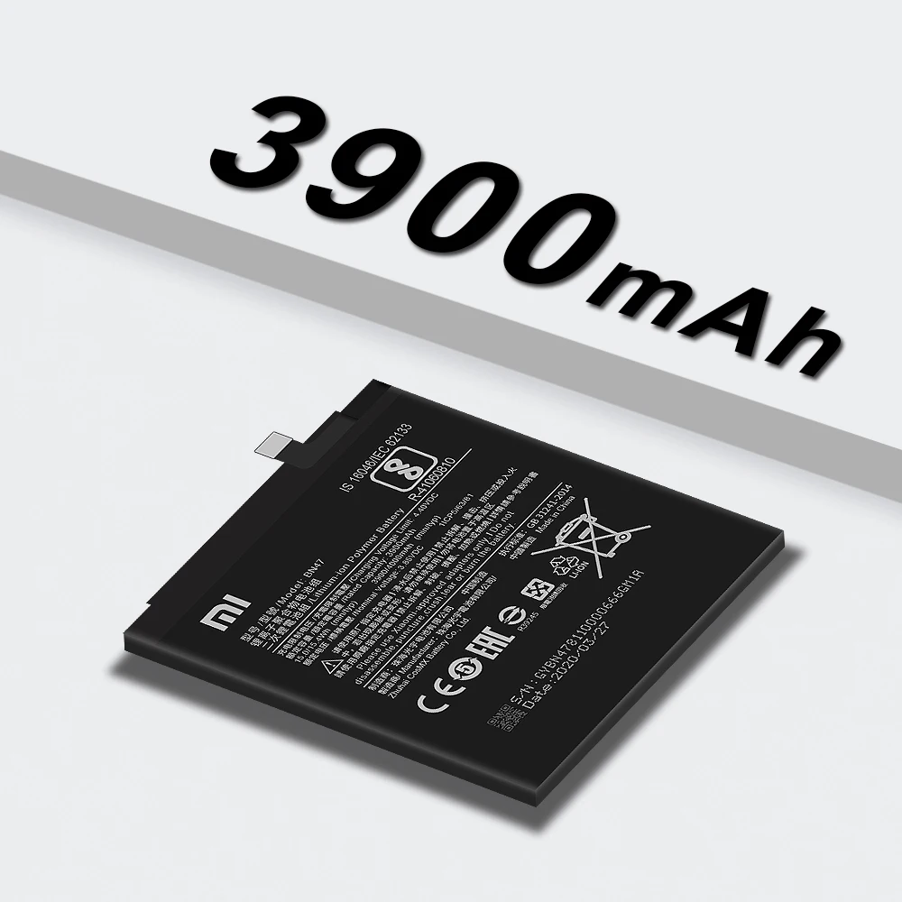 Аккумулятор Xiao Mi BN47 для Xiaomi Redmi 6 Pro / A2 Lite сменный аккумулятор большой емкости 4000