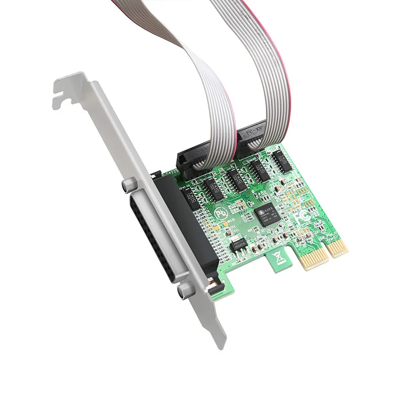 PCI адаптер расширения карты конвертер в двойной RS232 RS 232 последовательный порт s COM