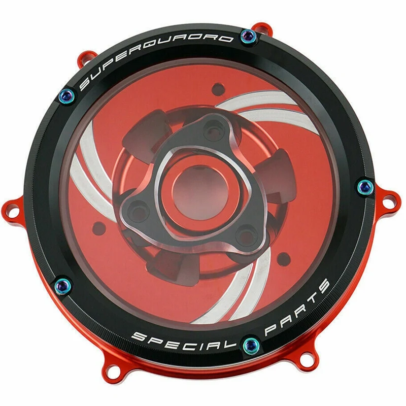 Прозрачная защитная крышка сцепления для Ducati Panigale 1199 1299 959 R S 2012 2019 2013 2018 (черный