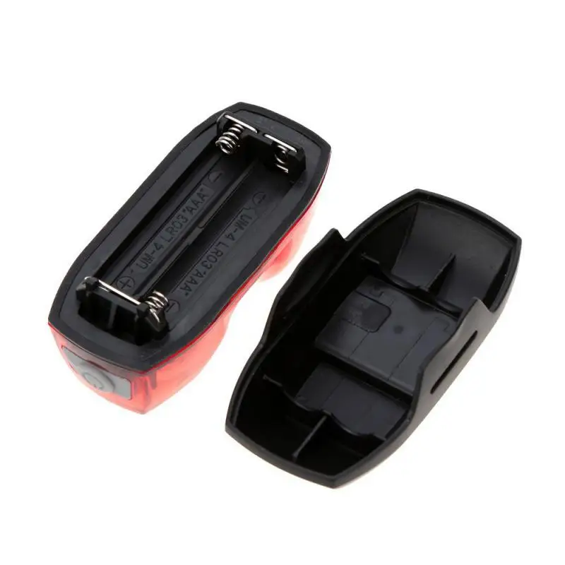 Super Bright Bicycle Tail Light Mountain Bike Night Riding Waterproof Safety Led Warning Horizontal Style Lights | Спорт и
