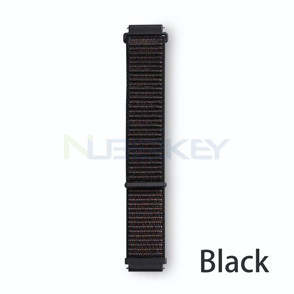 Black Спортивный сменный тканый нейлоновый ремешок для Fitbit Versa, дышащий регулируемый ремешок с застежкой, ремешок для часов Fitbit Versa, Смарт-часы - Цвет: Black