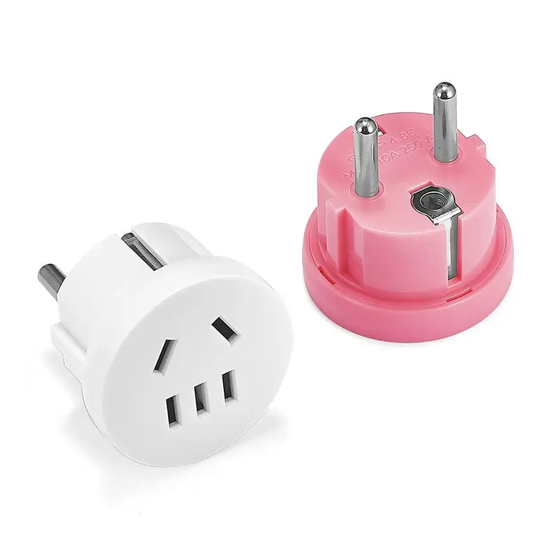 1 шт. адаптер для австралийского на европейский китайский питания дорожный