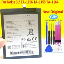 New Original Battery For Nokia 3.2 TA-1156 TA-1159 TA-1164 4000mAh WT240 Mobile Phone+Gift Tools