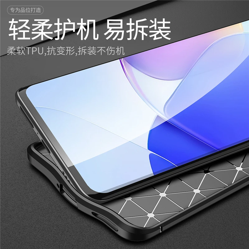 for huawei nova 9 pro case leather soft rubber silicone protective phone case for huawei nova 9 pro cover for nova 9 pro case free global shipping