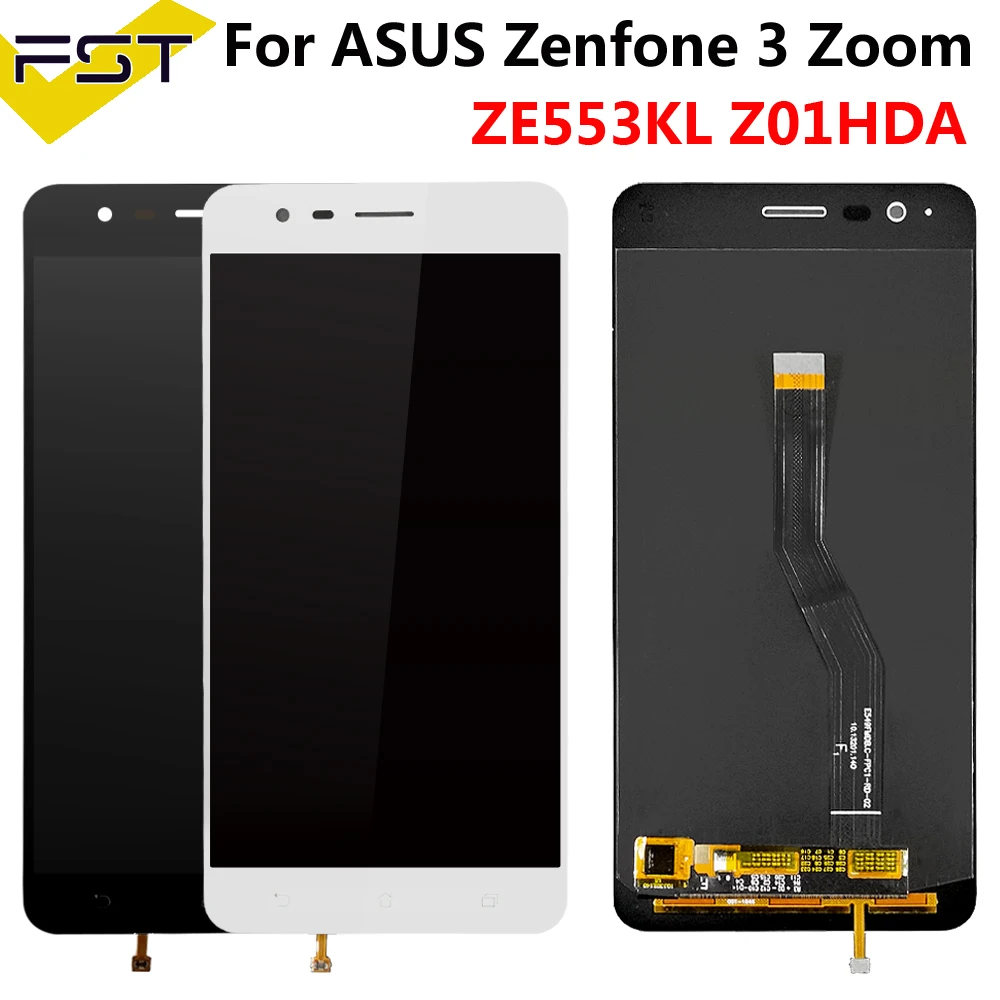 

ЖК-экран с Amoled-экраном 5,5 дюйма для Asus Zenfone 3 ZOOM ZE553KL Z01HD Z01HDA, сенсорная панель, дигитайзер в сборе для Asus