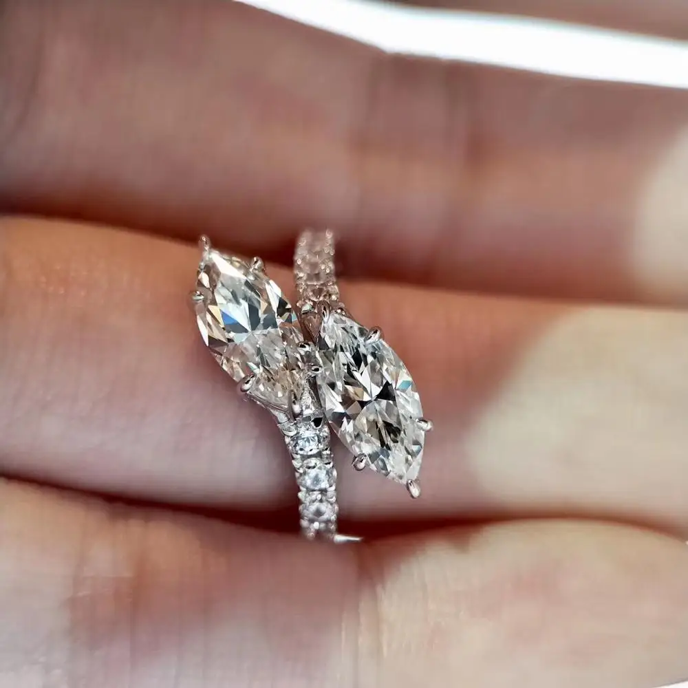 Модное женское обручальное кольцо Гарри с конским глазом ювелирные изделия из