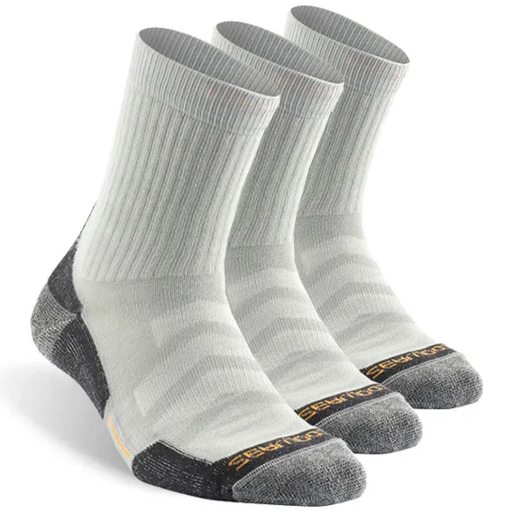 3 pair gray black Носки для бега, ZEALWOOD унисекс, антибактериальная влага, впитывающая подушка, походные носки, носки для мужчин, женские носки, 1/3 пар - Цвет: 3 pair gray black