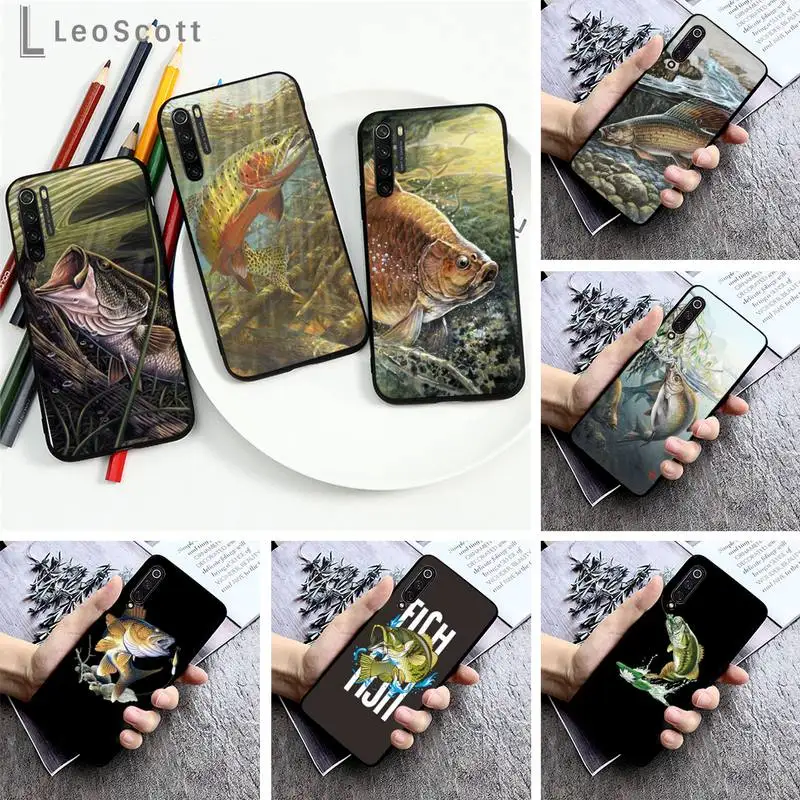 

Carp Fishing Phone Case For Xiaomi Redmi note 7 8 9 pro 8T 9S Mi Note 10 Lite pro
