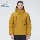 ICEbear 2021 куртка с капюшоном с несколькими карманами незаменимая зимняя одежда ветрозащитное и теплое мужское пальто модная мужская парка MWD21926I