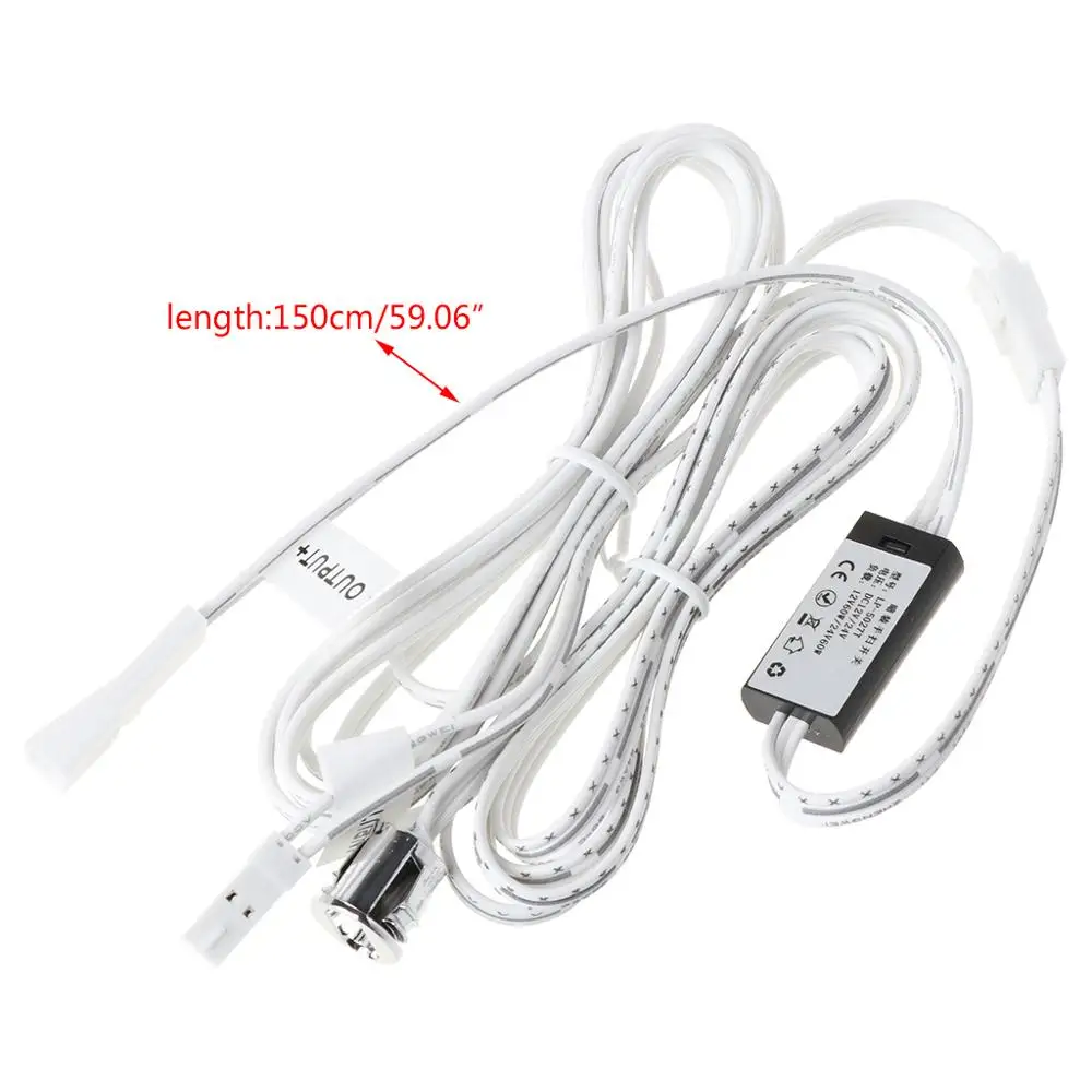 

DC 12-24V Infrared Hand Wave Sensor Switch 5A Hand Sweep Switch 8cm Sense Distance for Wardrobe Cabinet Hand Wave Control Switch