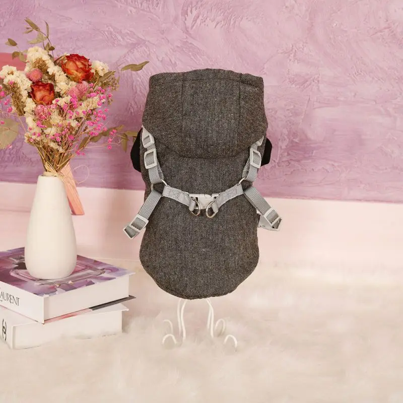 Женская одежда для собак куртка с ремнями маленьких и средних кошек жилет пальто