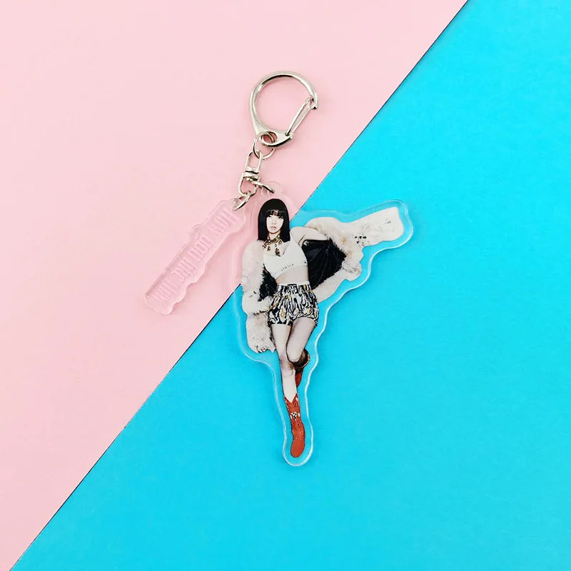 Брелок KPOP JISOO LISA ROSE JENNIE как вам нравится этот новый альбом брелок модный милый