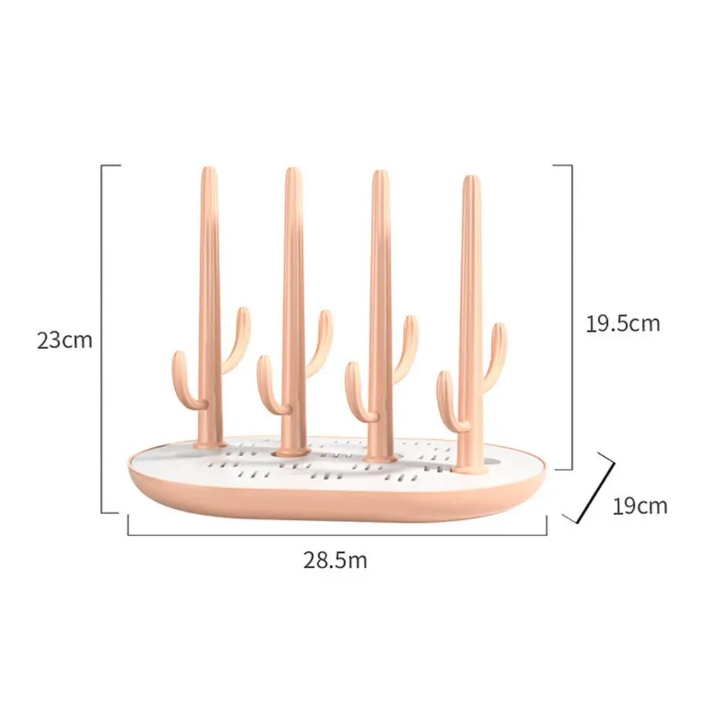 

Baby Milk Bottle Drying Rack Drain BPA-free Environmental Protection Material Safe Bracket Full Body Rounded Corner Design